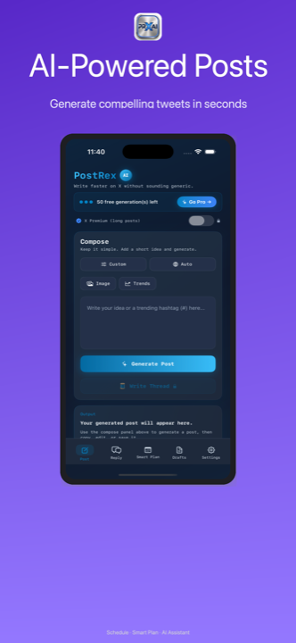 PostRexAI screenshot