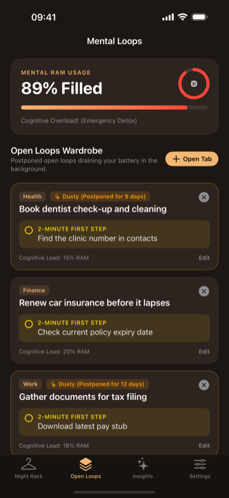 WorryHanger screenshot